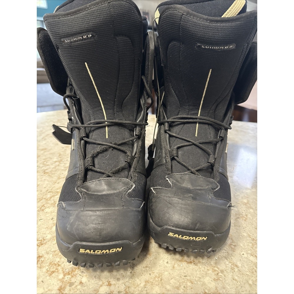 Salomon Echelon Men's Snowboard Boots Black Size 12 Thermic Fit - Picture 9 of 9